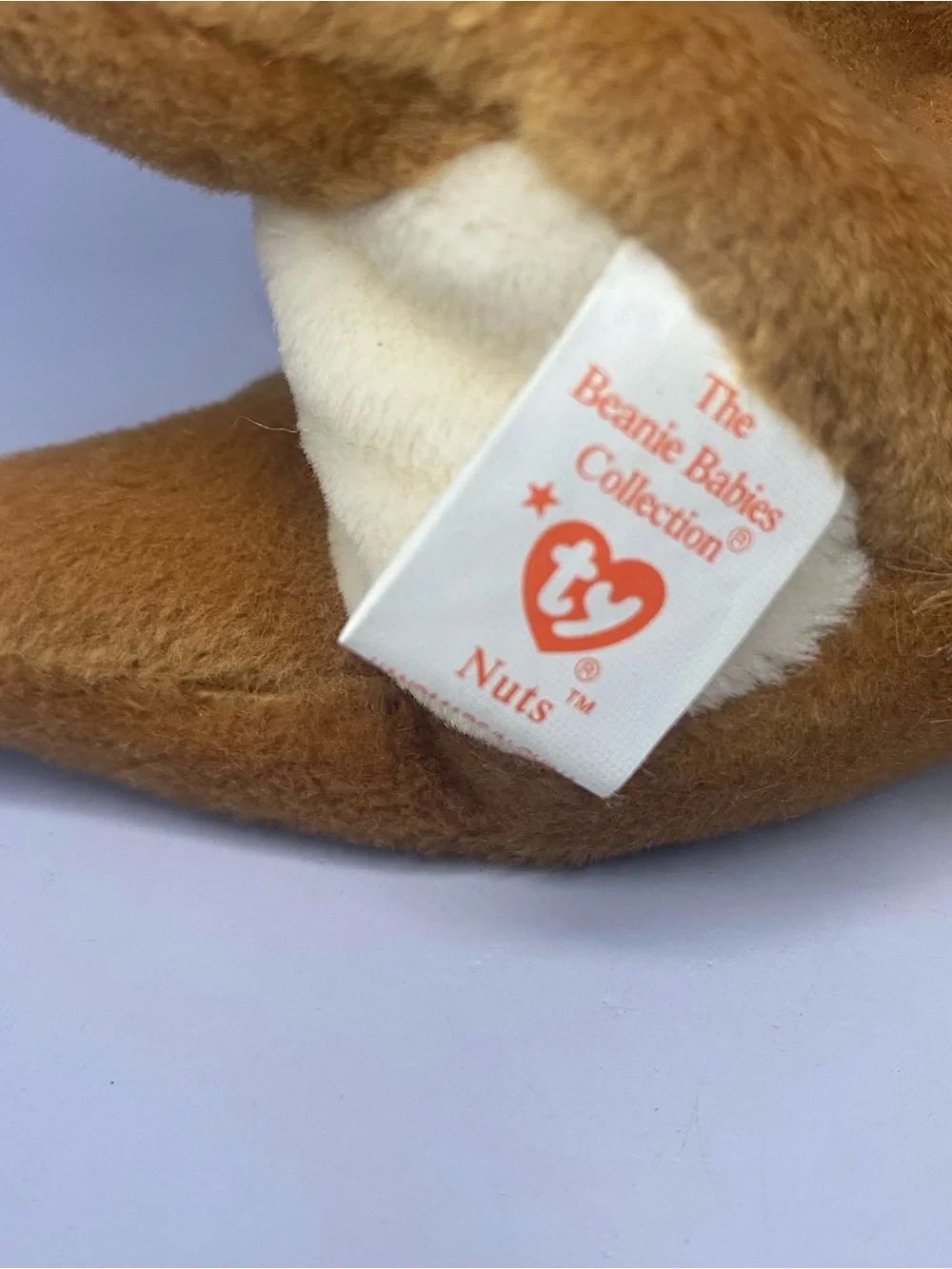 Ty Beanie Babies Nibbly The Bunny, Nuts The SquirrelPellet the Hamster Lot Of 3